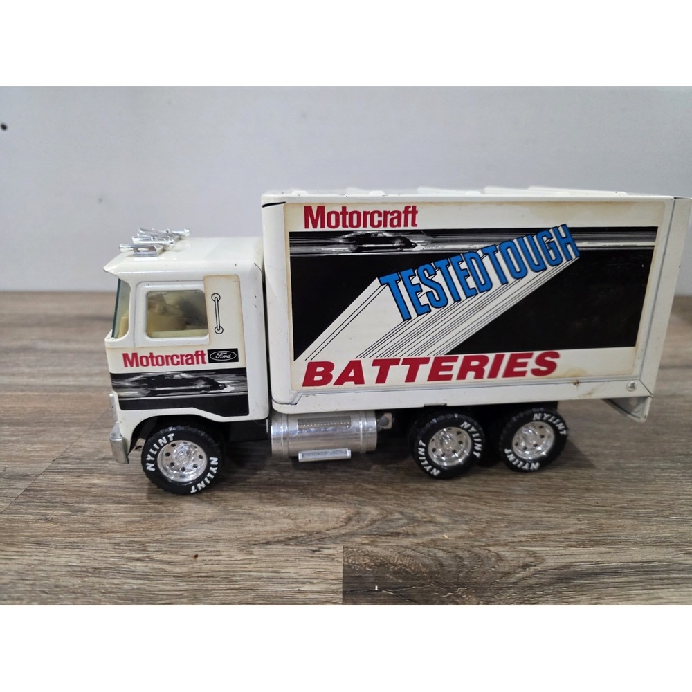 Nylint Ford 10 Motorcraft Battery Truck Vintage Toy Steel Pressed Steel 1988 USA